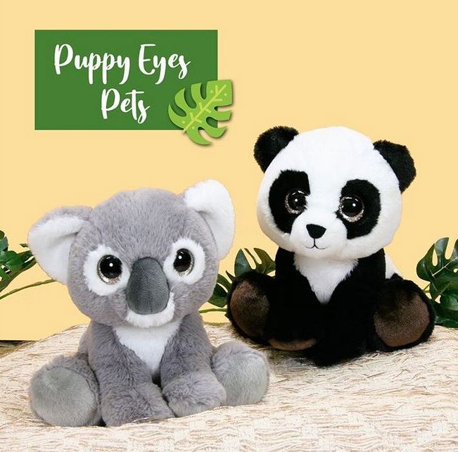 Peluche Koala Puppy Eyes Pets - 22 cm